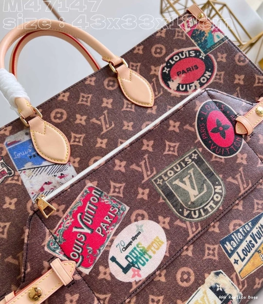 Aaa replica ru VUITTON LOUIS BAG-43*33*18.5cm Voyage ONTHEGO TOTE 0816
